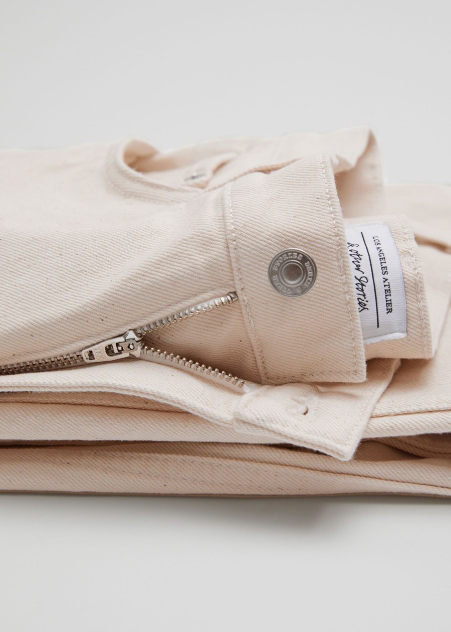 Klader & Other Stories | Vida Croppade Jeans Ljusbeige