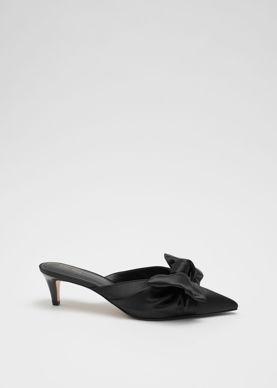 Skor & Other Stories | Pumps I Satin Med Rosett Svart