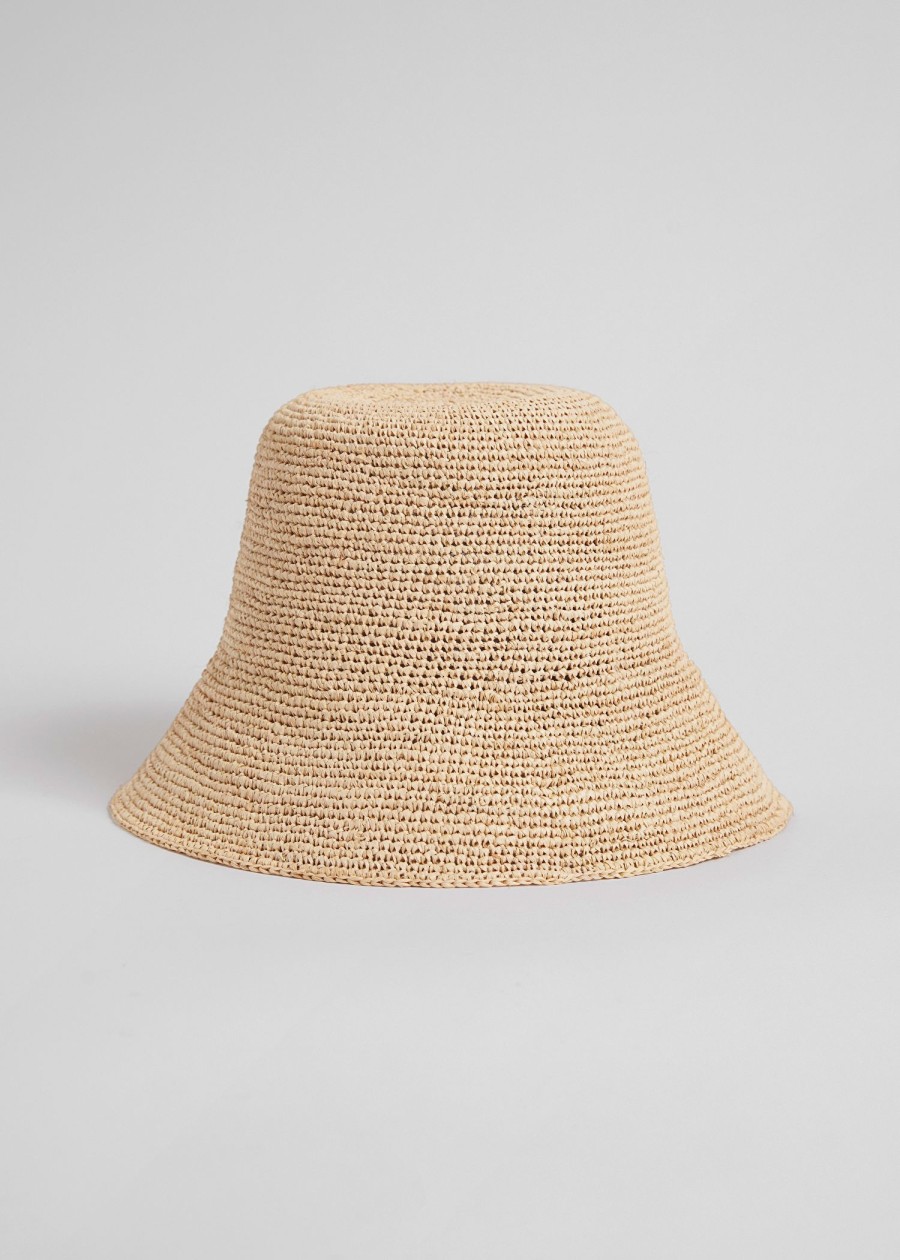 Accessoarer & Other Stories | Bucket Hat I Stra Naturligt Material Av Stra