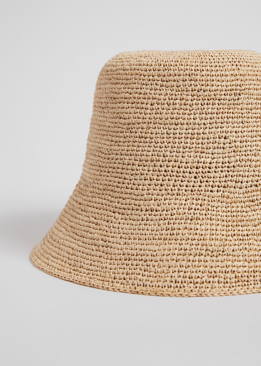 Accessoarer & Other Stories | Bucket Hat I Stra Naturligt Material Av Stra