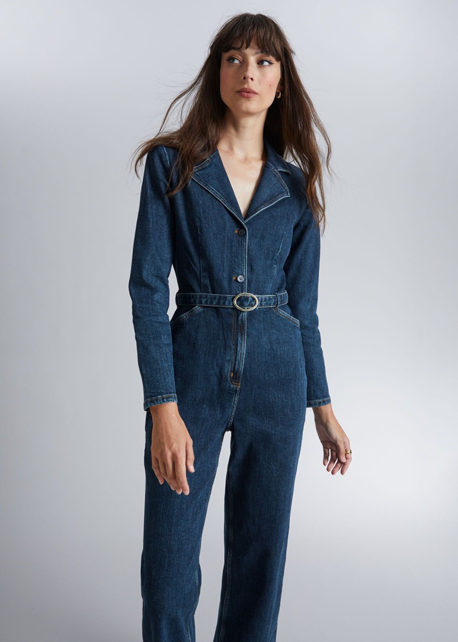 Klader & Other Stories | Jumpsuit Med Skarp Denimbla