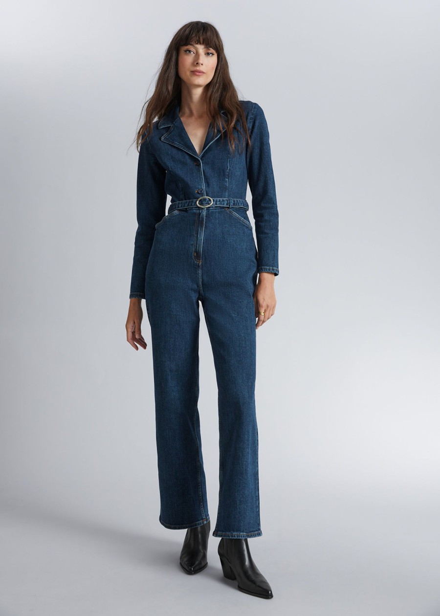 Klader & Other Stories | Jumpsuit Med Skarp Denimbla