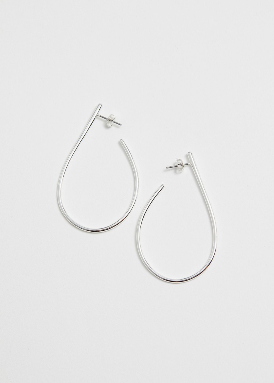 Smycken & Other Stories | Oppna Tunna Hoops Silver