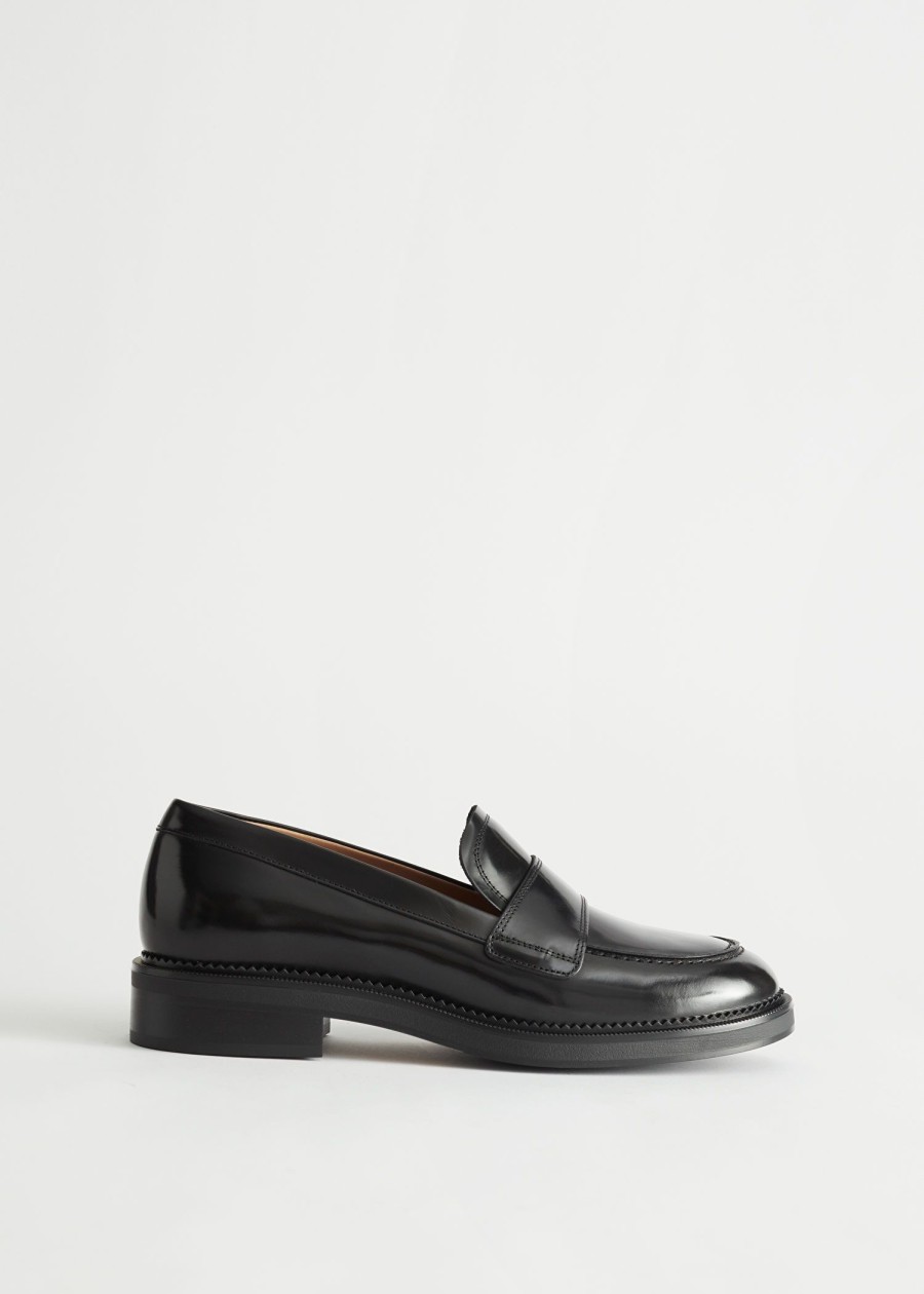 Skor & Other Stories | Loafers I Lader Svart