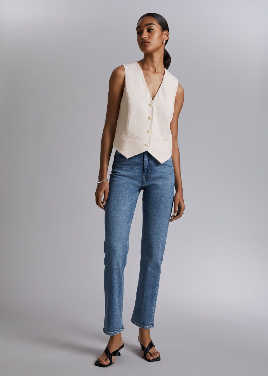 Klader & Other Stories | Slim Cut Jeans Klarbla