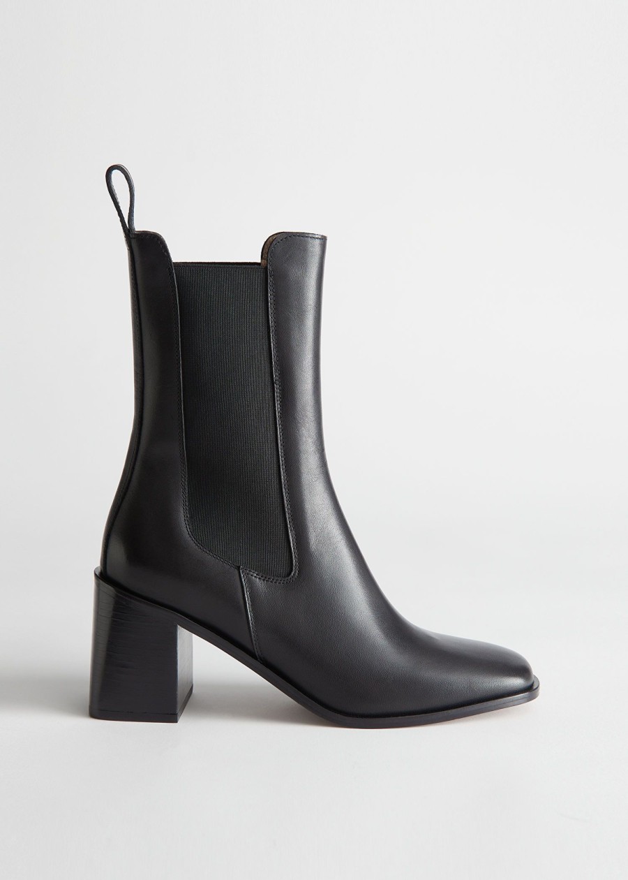 Skor & Other Stories | Chelseaboots I Lader Black