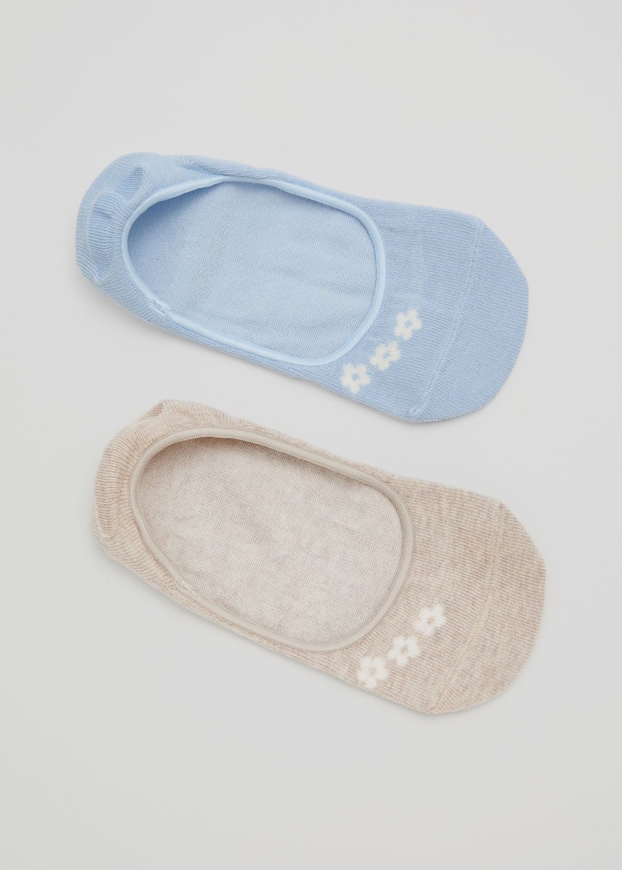 Underklader & Other Stories | 2-Pack Footies Babybla/Beige