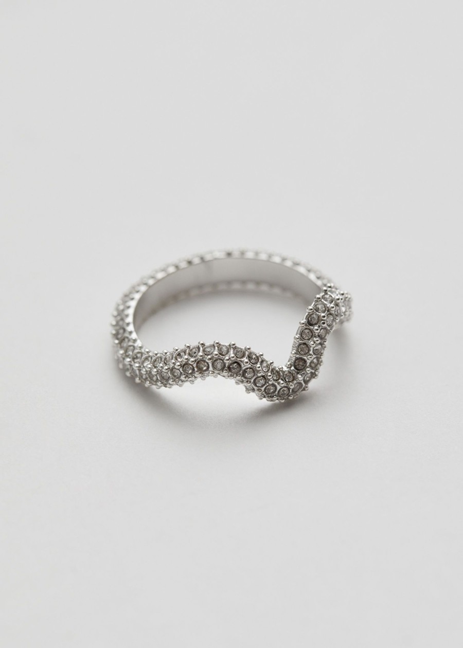 Smycken & Other Stories | Ring Med Dekorativ Strass Silver