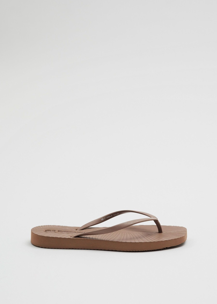 Skor & Other Stories | Sleepers Tapered Flip-Flops Nougat