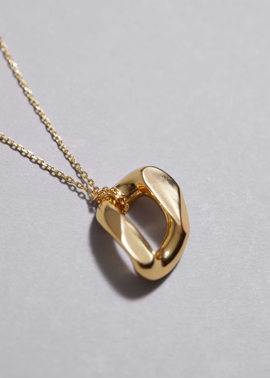 Smycken & Other Stories | Halsband Med Lankformad Berlock Guld