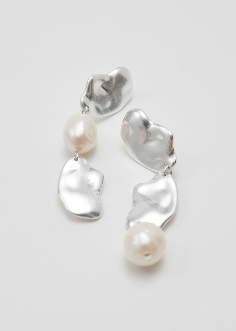 Smycken & Other Stories | Fresh Water Pearl Earrings Silver/Parla