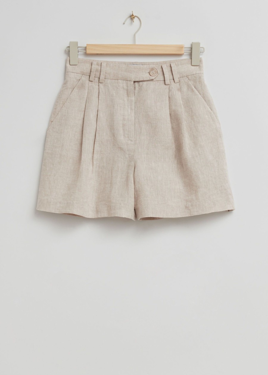 Klader & Other Stories | Shorts I Linne Ljus Beige