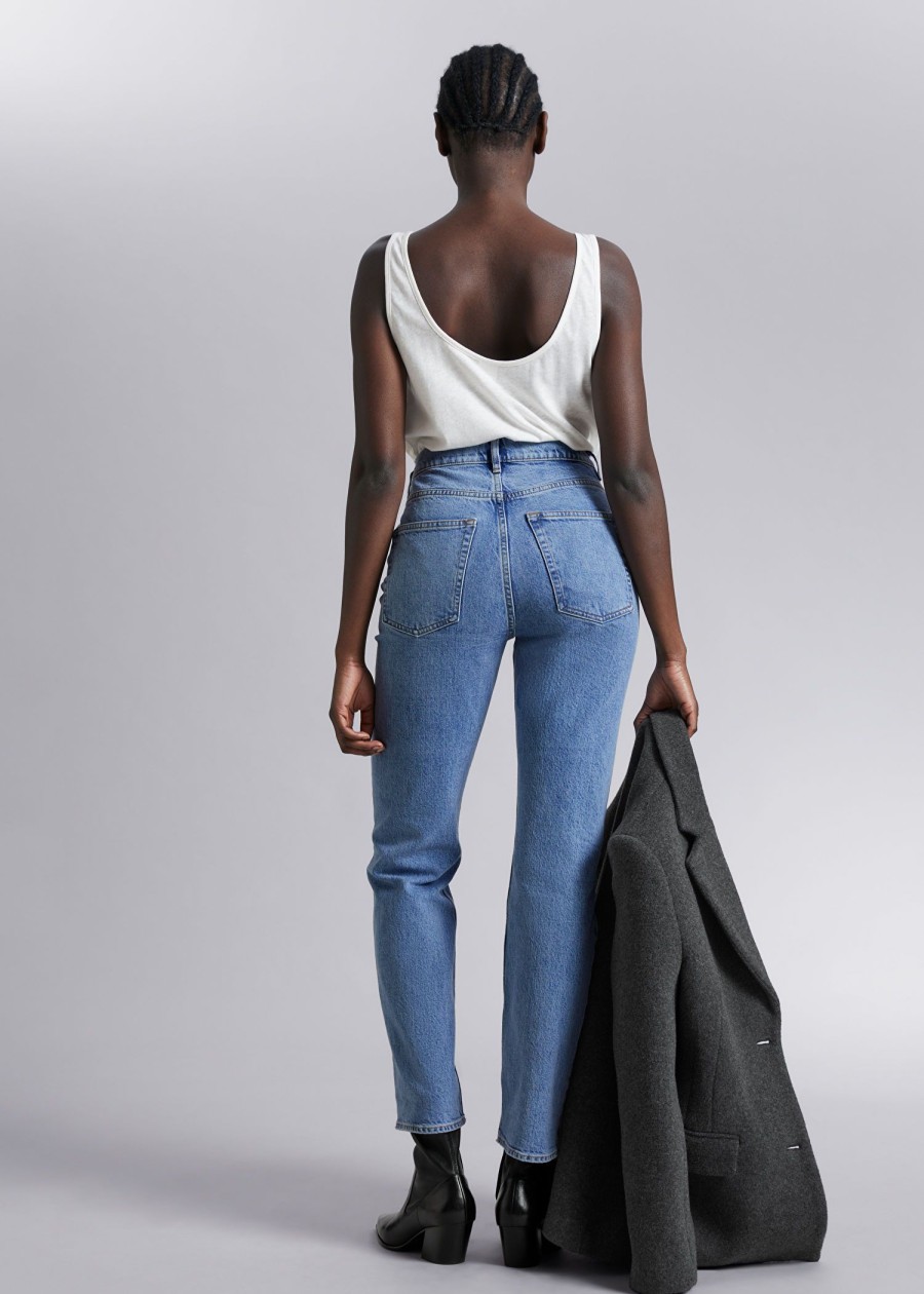 Klader & Other Stories | Figurnara Jeans New Blue