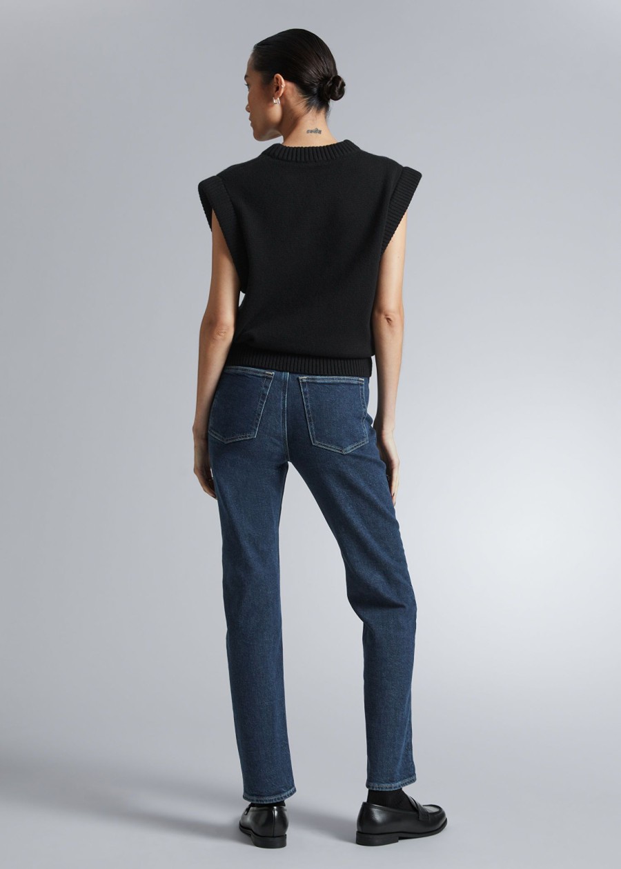 Klader & Other Stories | Slim Cut Jeans Morkbla