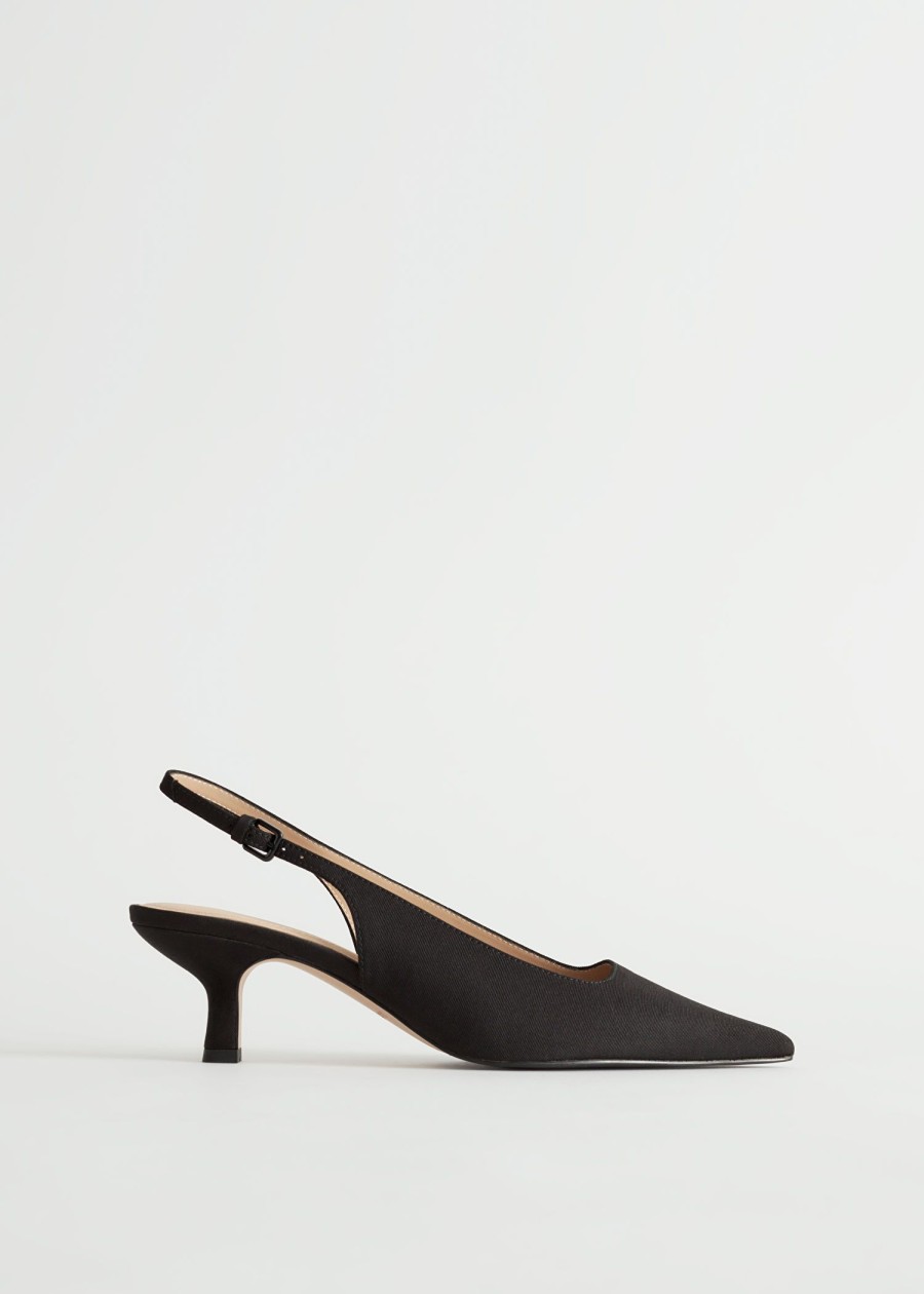 Skor & Other Stories | Spetsiga Slingbacks Svart