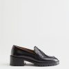 Skor & Other Stories | Loafers I Lader Med Blockklack Svart