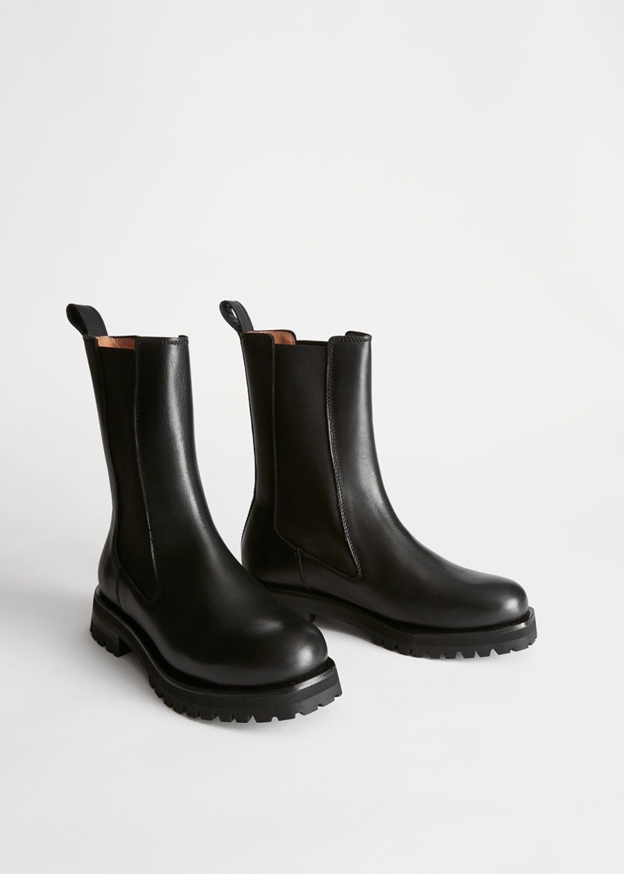 Skor & Other Stories | Chunky Chelseaboots Svart