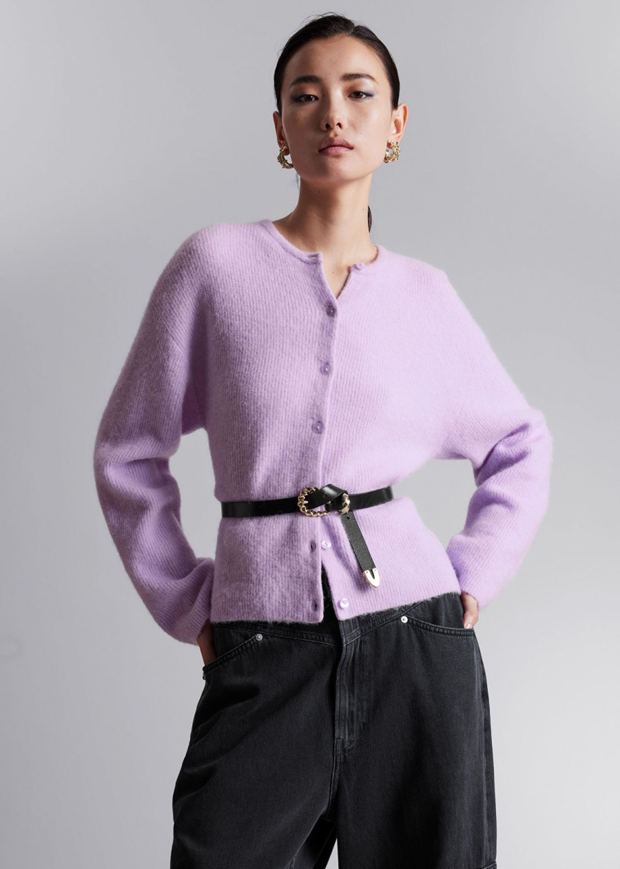 Klader & Other Stories | Stickad Cardigan Lila