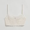 Underklader & Other Stories | Broderad Bustier-Bh Cremevit