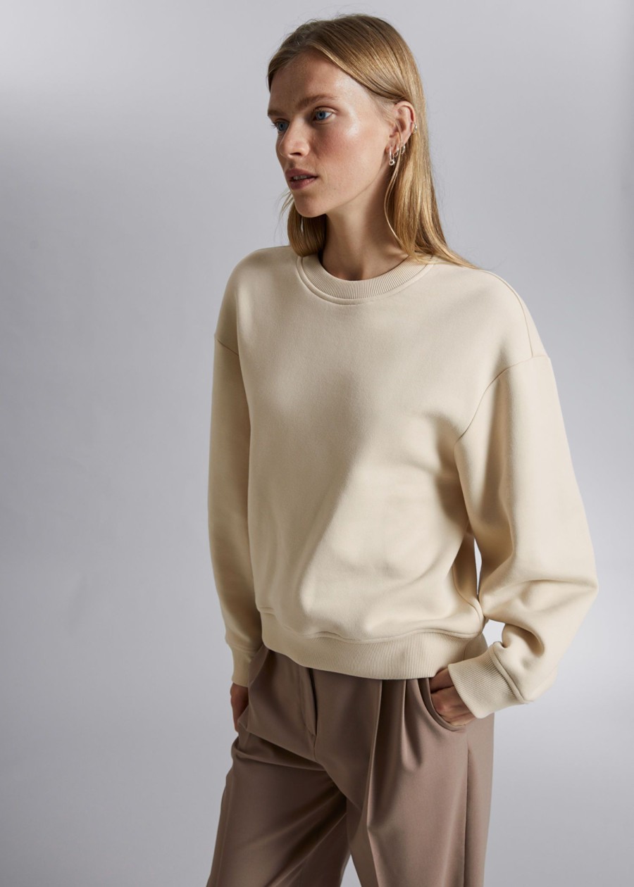 Klader & Other Stories | Oversized Sweatshirt Ljusbeige