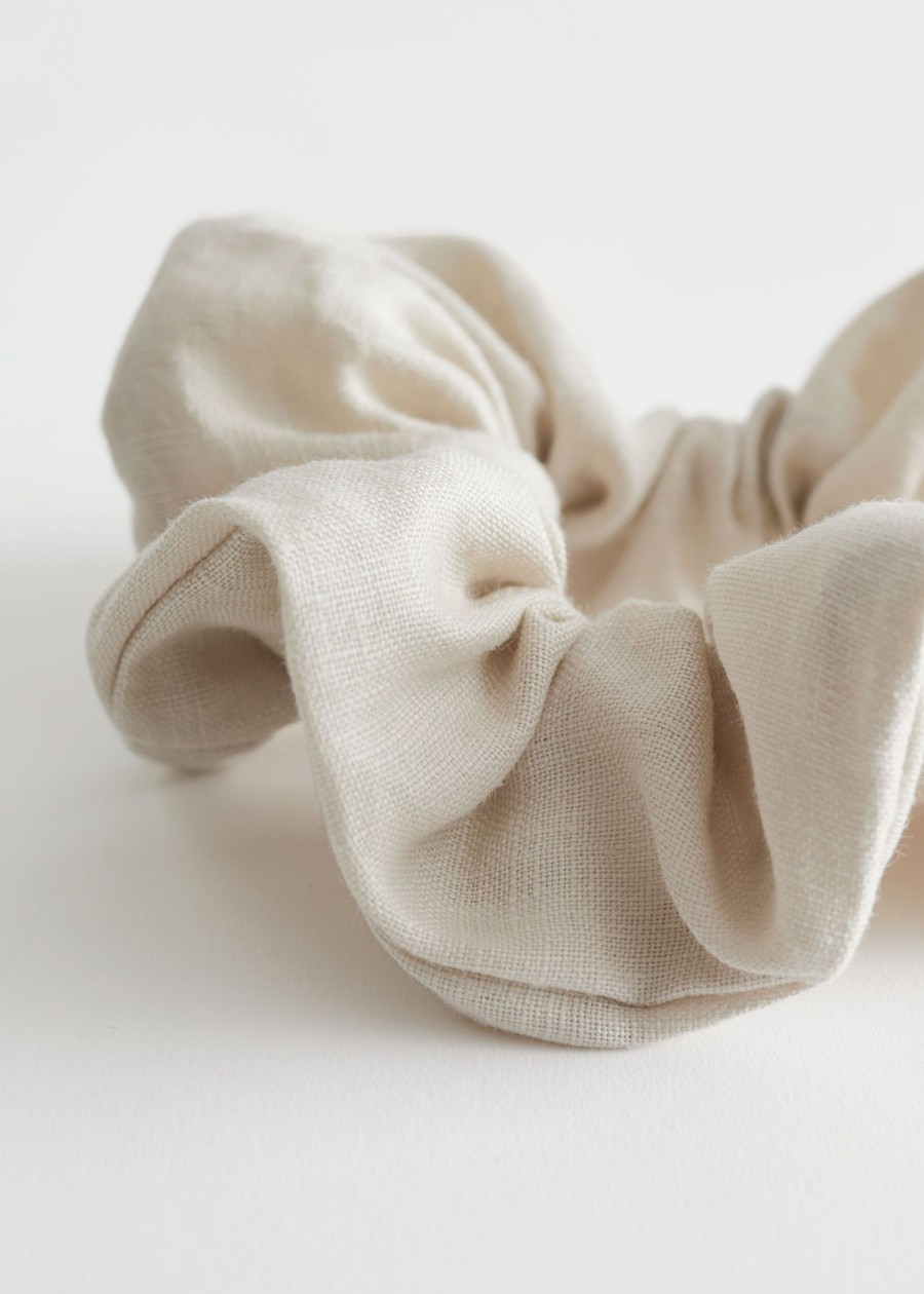 Accessoarer & Other Stories | Scrunchie I Linne Beige