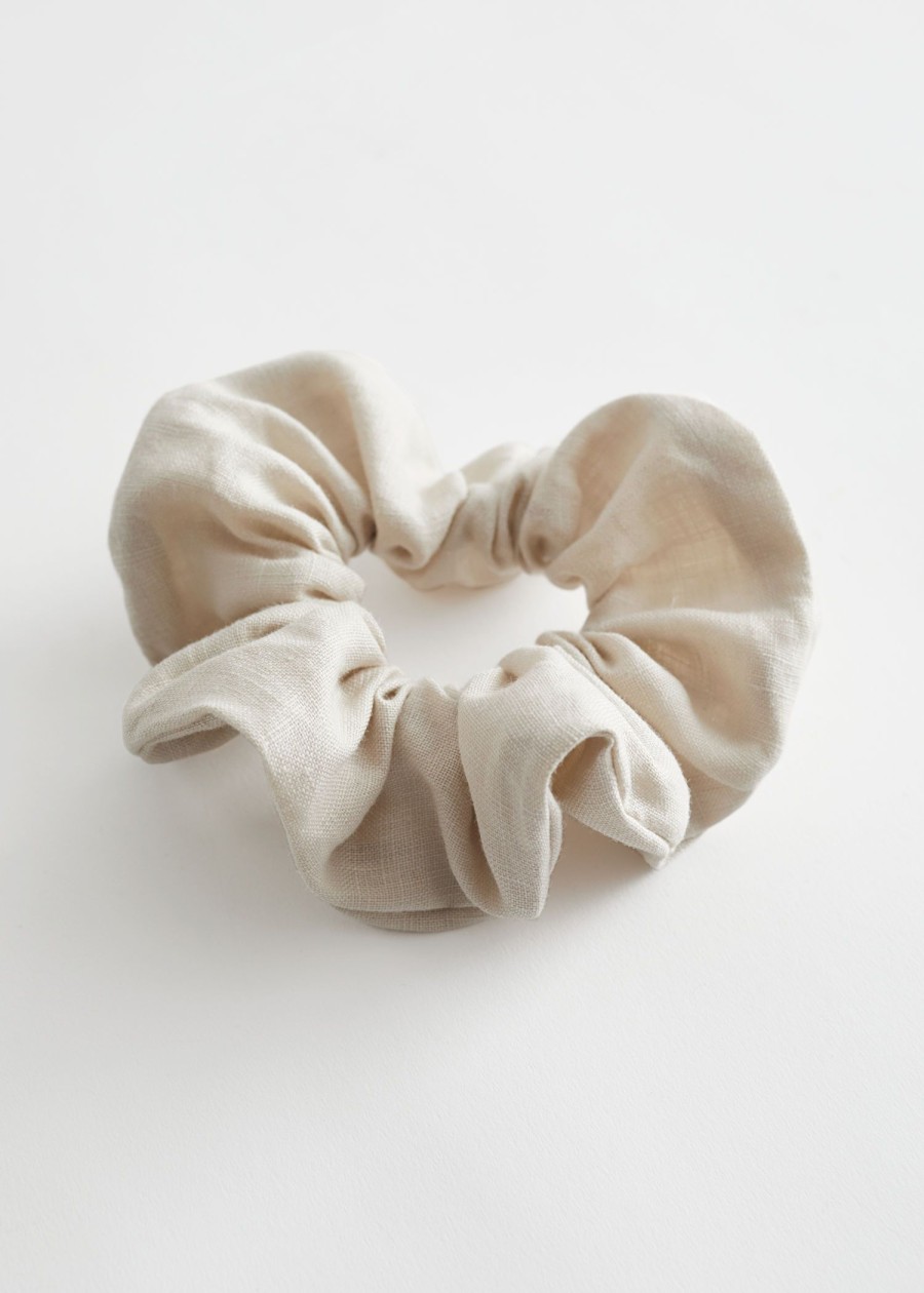 Accessoarer & Other Stories | Scrunchie I Linne Beige