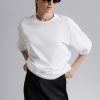 Klader & Other Stories | Oversized T-Shirt I Bomullstrika Vit