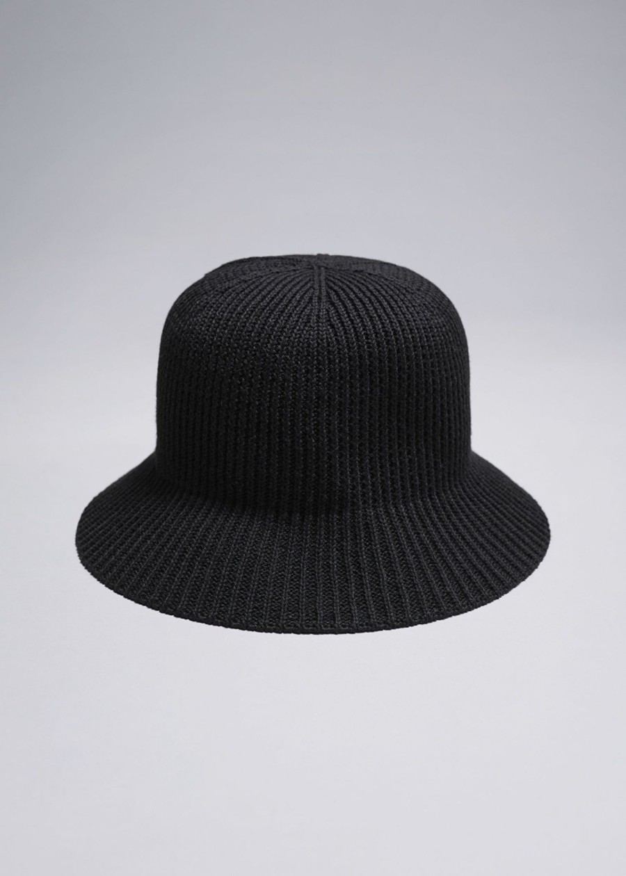 Accessoarer & Other Stories | Ribbstickad Bucket Hat Svart