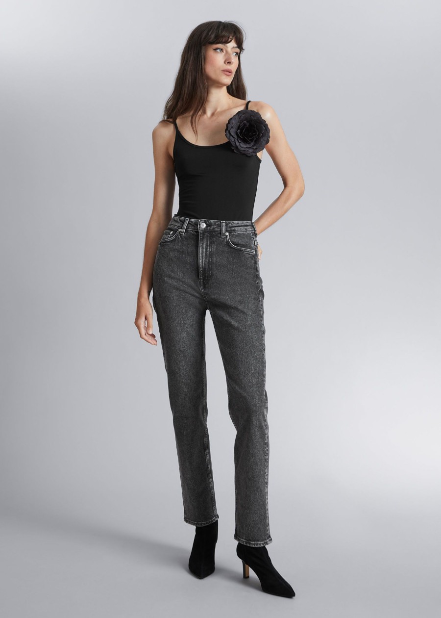 Klader & Other Stories | Slim Cut Jeans Morkgra