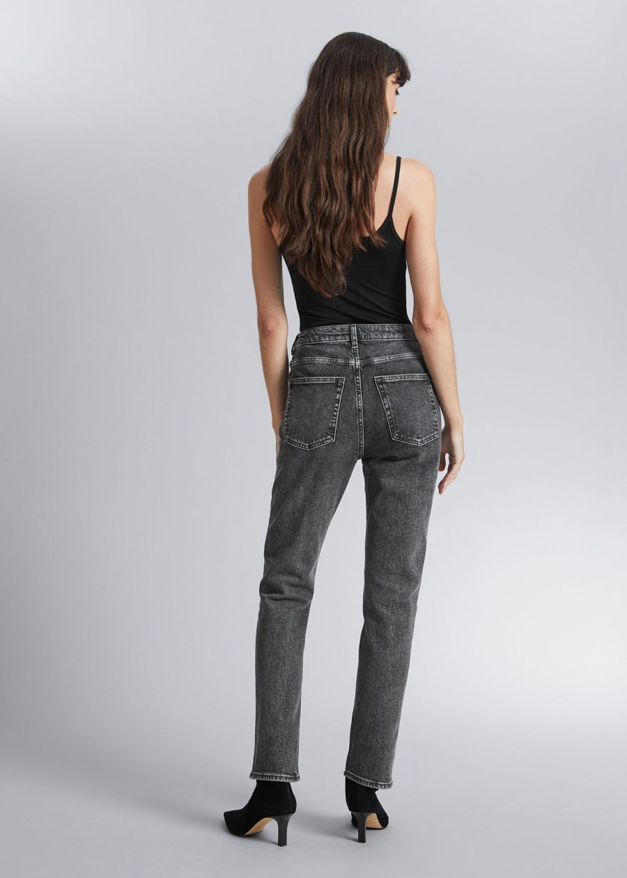 Klader & Other Stories | Slim Cut Jeans Morkgra